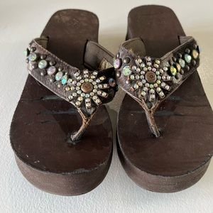 Country Western Rhinestone Thongs